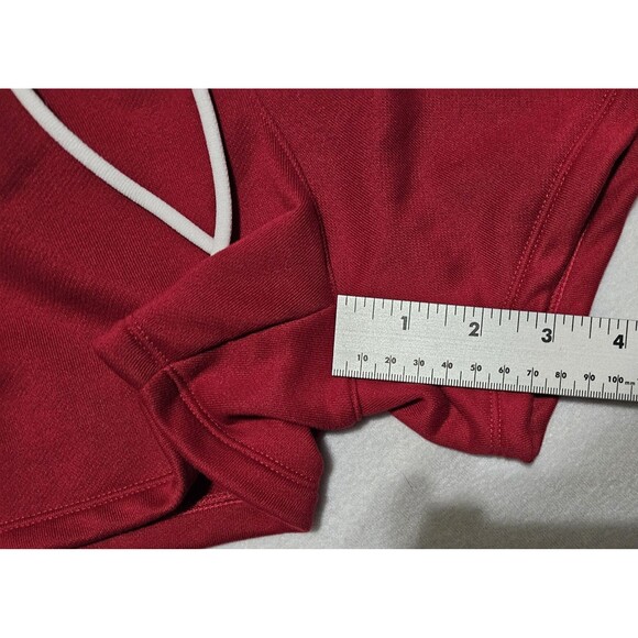 Women's Red Under Armour Semi Fitted Sweat Shorts Size MD - Picture 7 of 9